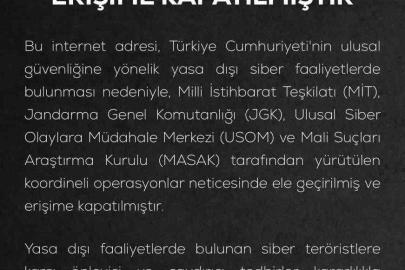 MİT ve Jandarma’nın iki ilde siber casuslara yönelik ortak operasyonunda 2 kişi gözaltına alındı