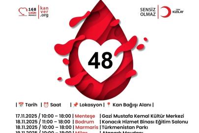 Muğla Büyükşehir Belediyesi’nden Kızılay’a kan bağışı desteği