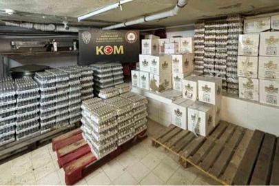 Muğla’da 28 bin 896 şişe gümrük kaçağı alkol ele geçirildi