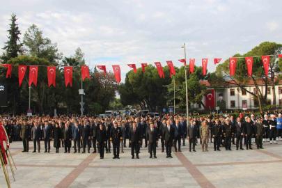 Muğla’da Atatürk, törenlerle anıldı