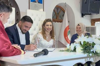 Muğla’da evlilik tarihini özel kılmak isteyen çiftler ’11.11’ i seçti