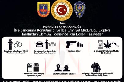 Muradiye’de 2 kilogram uyuşturucu ve 56 düzensiz göçmen yakalandı