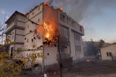 Müstakil evde çıkan yangın paniğe neden oldu