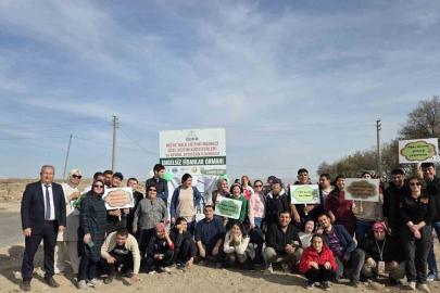 Niğde’de fidanlar toprakla buluştu