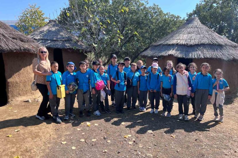 Öğrenciler, Arkeopark’ta arkeolojiyi tanıyor