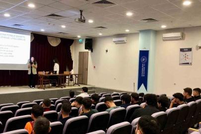 Öğrenciler kadına yönelik şiddet konusunda bilgilendirildi