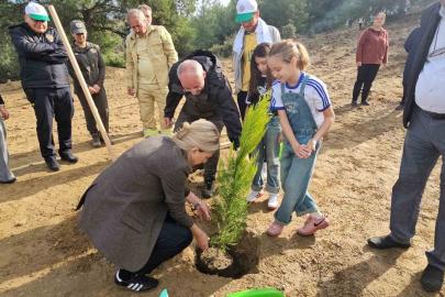 Önce öğrendiler sonra fidanları diktiler