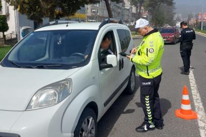 Ordu’da bir haftada 11 binden fazla araç ve sürücüsü denetlendi