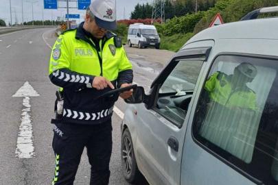 Ordu’da bir haftada 19 binden fazla araç sürücüsü denetlendi