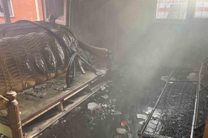 Ordu’da metruk evde yangın