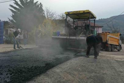 Ordu’da sıcak asfalt çalışmaları sürüyor
