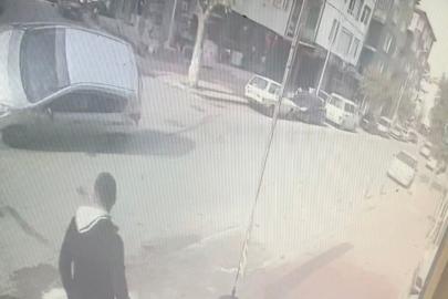 Ortalığın savaş alanına döndüğü kaza kamerada: 1 yaralı