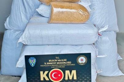 Osmaneli’de kaçak tütün operasyonu