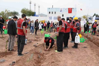Osmaniye’de 11 Kasım Milli Ağaçlandırma Günü’nde fidanlar toprakla buluştu