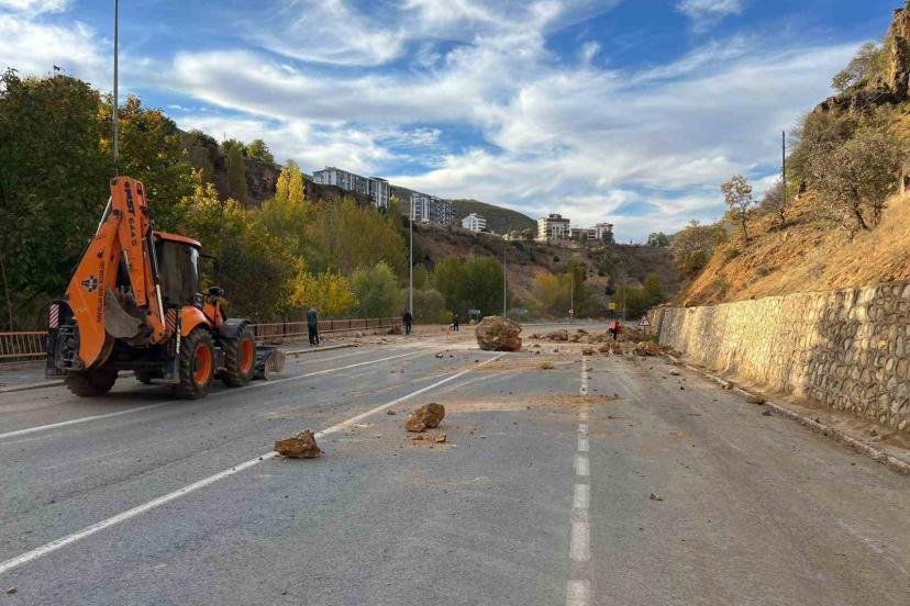 Ovacık yolunda güvenlik çalışmaları başladı
