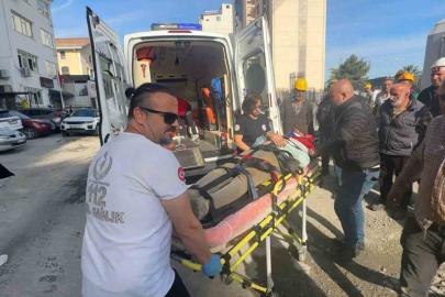 Özel hastane inşaatında iş kazası: 1 yaralı