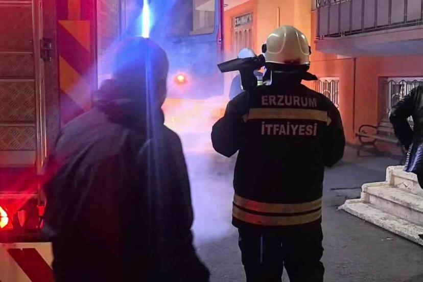 Palandöken’de korkutan yangın