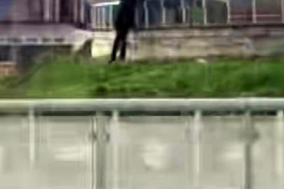 Parkta hayrete düşüren görüntü: Korkulukları tek tek söktü