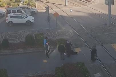 Polis, rahatsızlanan kadının yanından biran olsun bile ayrılmadı