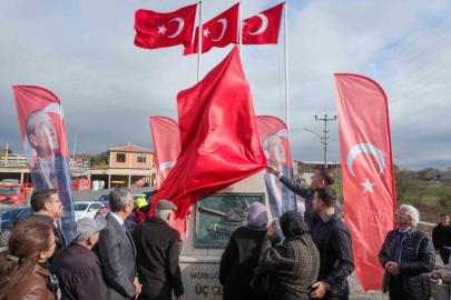 Restore edilen Üç Şehitler Anıtı’nın açılışında duygu dolu anlar yaşandı