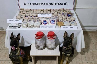 Reyhanlı’da sazlık alanda 100 bin adet uyuşturucu hap ele geçirildi