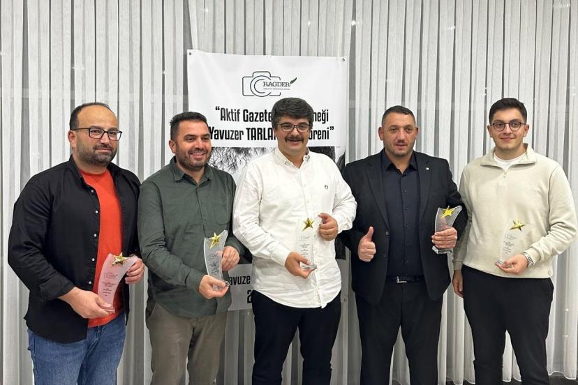Rize’de gazeteci Yavuzer Tarlan anısına ödül töreni düzenlendi