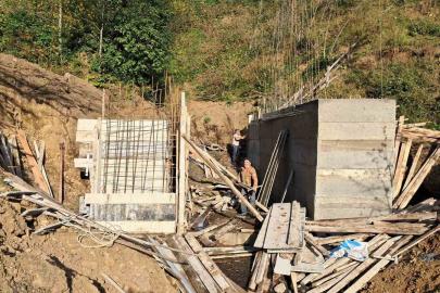 Salıpazarı’nda riskli bölgeye müdahale