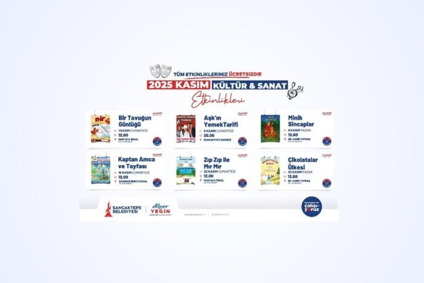 Sancaktepe’de kasım ayı kültür ve sanatla dolu dolu geçecek