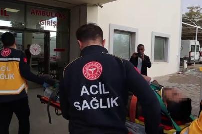 Şarampole yuvarlanan otomobildeki 5 kişi yaralandı