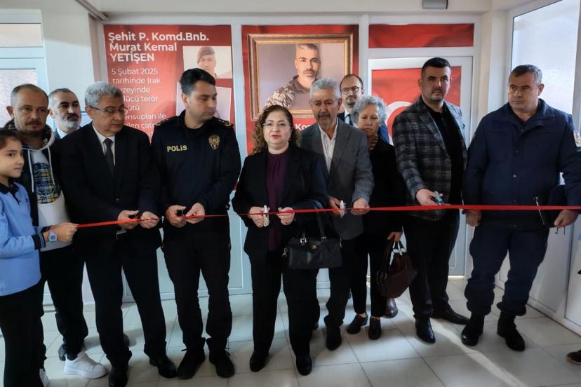 Şehit Binbaşı Yetişen’in adı Mursallı’da kurulan kütüphanede yaşayacak