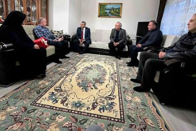 Şehit Serdar Uslu’nun öğretmen babasına anlamlı ziyaret