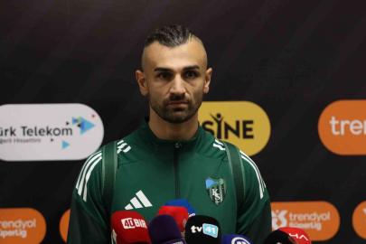 Serdar Dursun: "Kocaelispor ve taraftarı karşısında oynamak kolay değil"