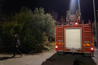 Serik’te korkutan ev yangını