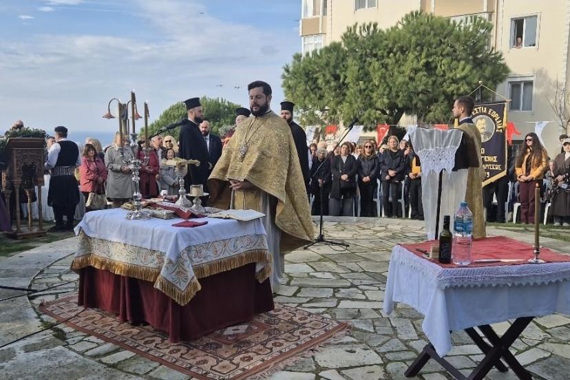 Silivri’de "Son Aziz" Nektarios’u anmak için ayin düzenlendi