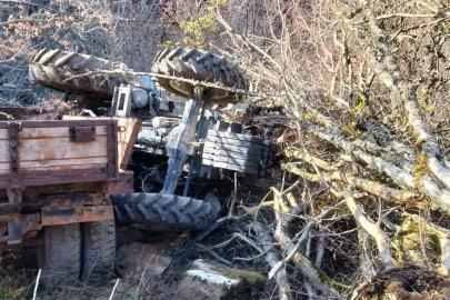 Sinop’ta traktör kazası: 3 yaralı