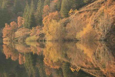 Sis bulutlarının gökyüzüne yükseldiği anlar görsel şölen oluşturdu
