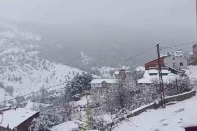 Sivas’ın yüksek kesimlerinde kar yağışı etkili oldu