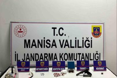 Soma’da jandarmadan uyuşturucu operasyonu