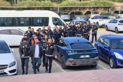 Suç örgütü operasyonunda 10 gözaltı