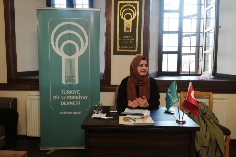 TDED Erzurum’un Konuğu Gamze Akçıl; "Yabancılara Türkçe öğretimi Türkiye’nin kültürel diplomasisine katkı sağlamaktadır"
