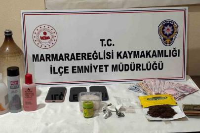 Tekirdağ’da uyuşturucu operasyonunda bir şüpheli yakalandı