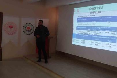 Tekman’da tarım sigortaları bilgilendirme semineri