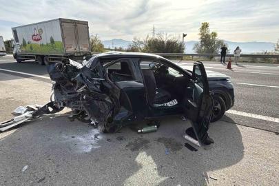 TEM’in Bolu geçişinde feci kaza: 1 ölü, 4 yaralı