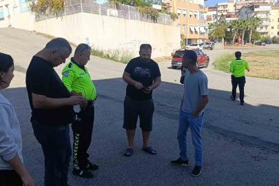 Trafik kazasında 9 aylık bebek hastaneye kaldırıldı