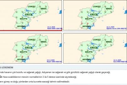 Tunceli’de sağanak yağış etkili oldu