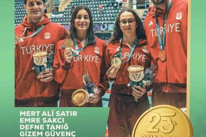 Türkiye, yüzmede 6 altın, 2 gümüş, 1 bronz madalya kazandı