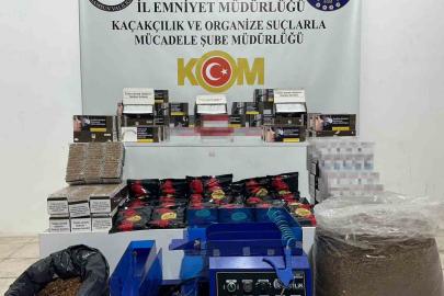 Tütün operasyonunda 6 şüpheliye işlem yapıldı