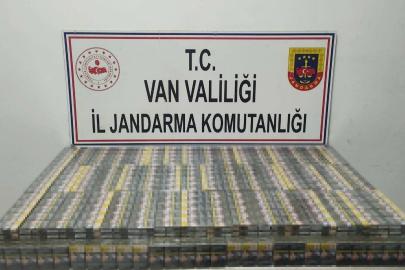 Van’da bin 980 paket kaça sigara ele geçirildi