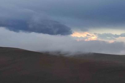 Yüksek kesimlere sis çöktü