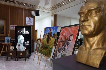 Yunusemre’den Atatürk anısına anlamlı sergi